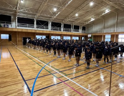 2学期終業式を行いました。