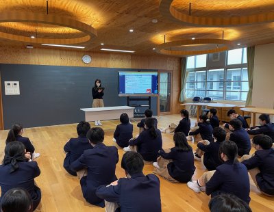 【中学生】生徒集会を行いました。