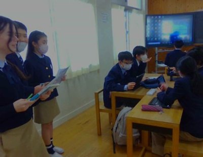 中学校生徒会専門部活動を見学しました！