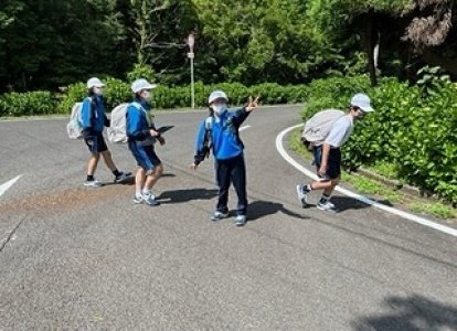 午前中のオリエンテーリング
