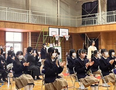 第3回　卒業証書授与式を行いたしました