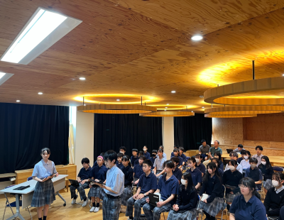 中学生キャリア講話　「きみのお金は誰のため〜お金を知れば、自分の役割も見えてくる〜」