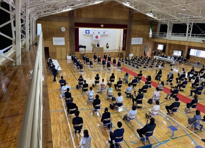 九州文化学園小学校中学校第４回入学式