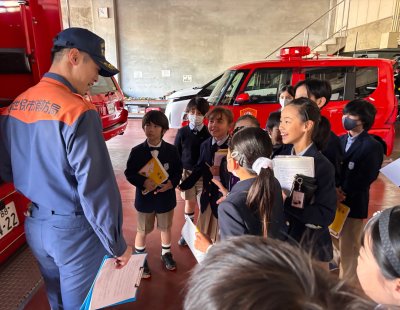 佐世保中央消防署に見学に行ってきました！