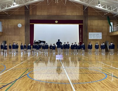 佐世保市中学校音楽発表会へ参加しました。
