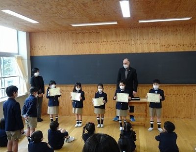 今年度最後の表彰式を行いました！