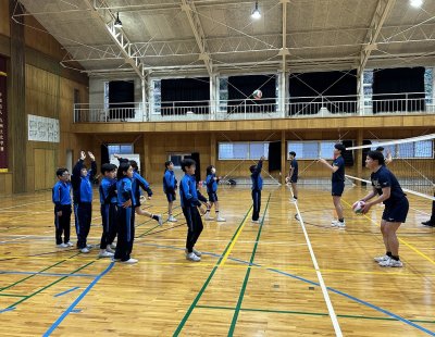 バレーボールを楽しみました！