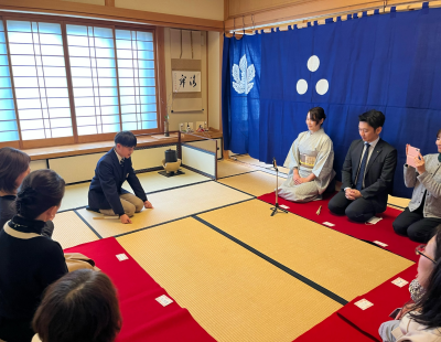 小学６年生　茶道　卒業茶会