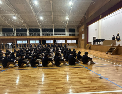 令和６年度修了式・離任式