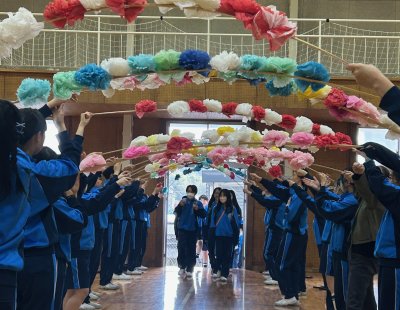 【中学校】歓迎行事を行いました！