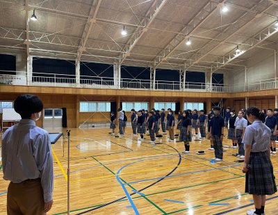 令和７年度 佐世保市中学校体育大会 推戴式