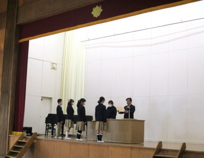 伝達表彰を行いました！