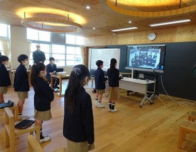小3　仙台白百合学園小学校との交流会②