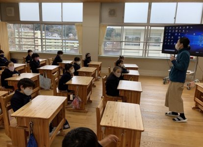 今日は節分。小学１年生では、節分とはなんだろう？とみんなで考えました。