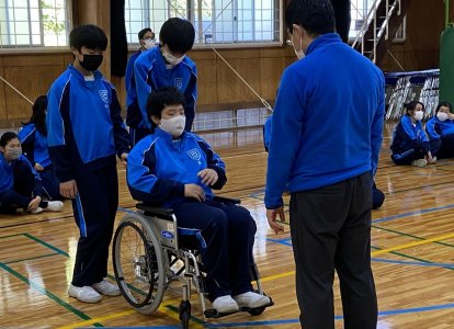 車イスでの走行体験