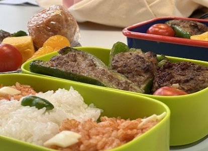 自分で作ったお弁当はとても美味しかったです。
