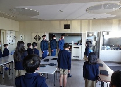 小3社会　消防署見学