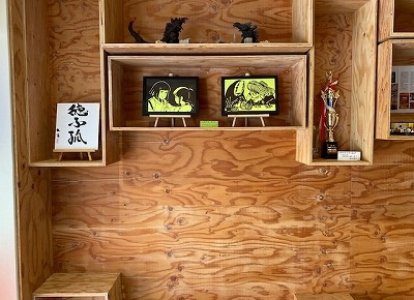 本校ギャラリーに飾らせていただきました。