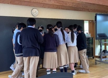 学習発表会に向けて（中学２年生　クラッピング練習）