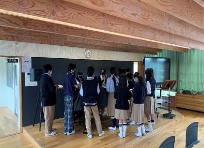学習発表会に向けて（中学２年生　クラッピング練習）
