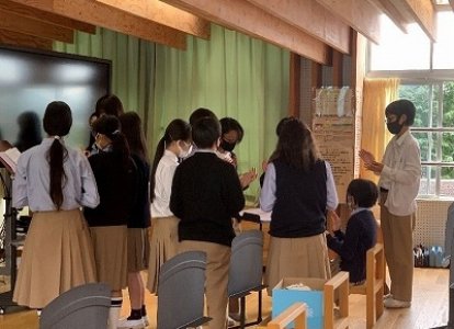 学習発表会に向けて（中学２年生　クラッピング練習）