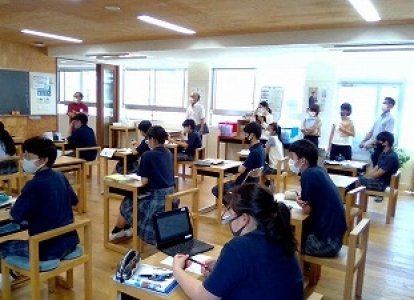 佐世保市立木風小学校の先生方が視察来校されました。