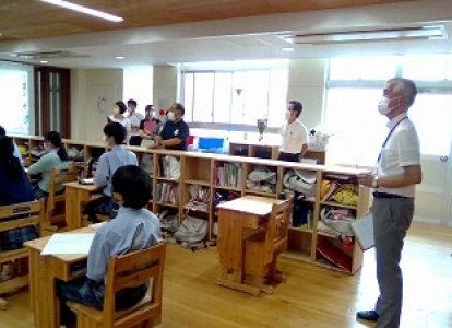 県立佐世保西高等学校の先生方が視察来校がされました。