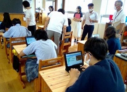 県立佐世保西高等学校の先生方が視察来校がされました。