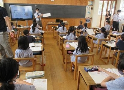 ＩＴ教育第1回校内研修全体授業