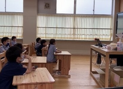 小1オンライン授業参観「みんなのからだはたいせつなたからもの」