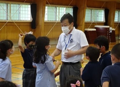 腹囲も測りました。