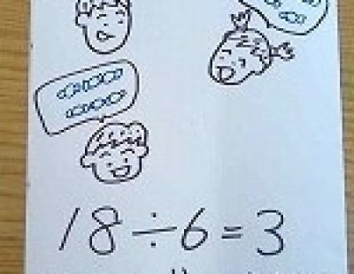小3算数「わり算」の絵本を作りました。