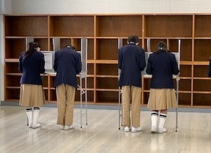 初めての中学校生徒会役員選挙