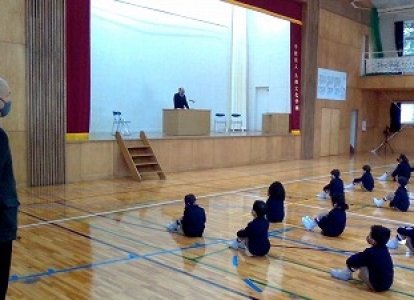 ３学期の始業式