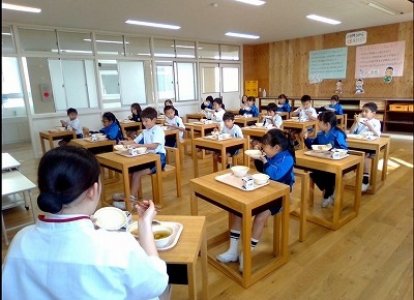 実習生と一緒にランチ♪