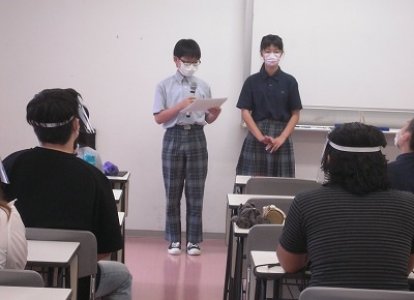 長崎国際大学に行ってきました！（中学２年生）②