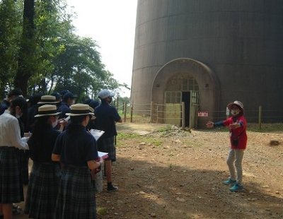 中学２年生が佐世保の戦争遺構の見学に行きました。