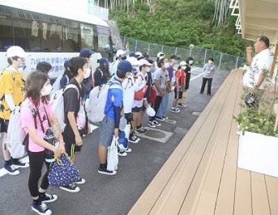 シーカヤック体験に行ってきました。（中学校１年生）