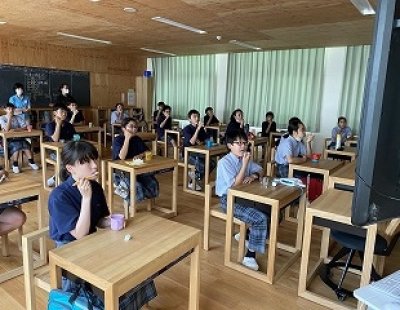 ブラッシング指導を行いました。(中学校2年生)