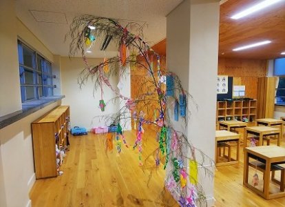 子どもたちの短冊