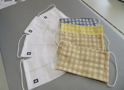 手作りマスクを作成しました。
