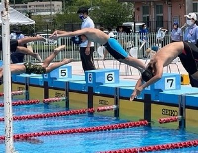 佐世保市中学校体育大会が行われました！【水泳競技】