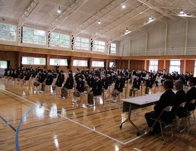 入学式が無事に終わりました。