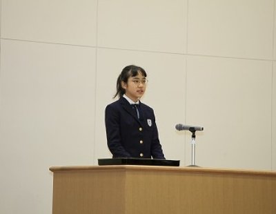 あけましておめでとうございます。3学期が始まりました。