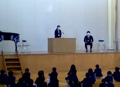着任式を行いました。