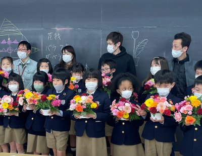 小学3年生　フラワーアレンジメント教室