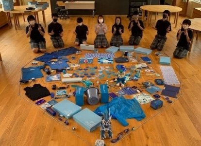 6月20日「世界難民の日」生徒会　Blue Heart Project