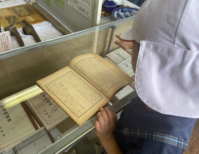 小学2年生　佐世保空襲資料館に行きました。